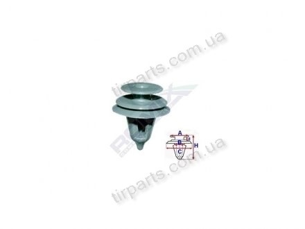 Фото автозапчасти крепление дверной карты TOYOTA AVENSIS, 98- (67771-12040) Polcar 1085132 (фото 1)