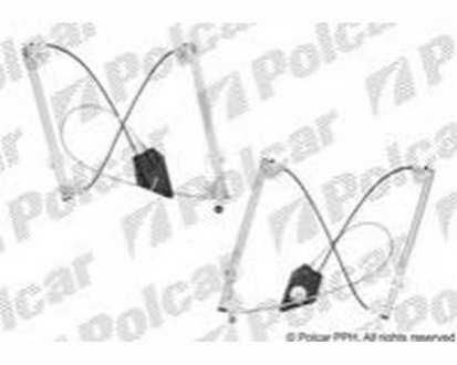 Фото автозапчасти стеклоподъемник электрический без электромотора A1, 04.10- (8X4837462A) Polcar 1300PSG6