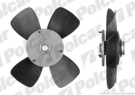 Крыльчатка вентилятора AUDI/VW (811119113) Polcar 130723F1