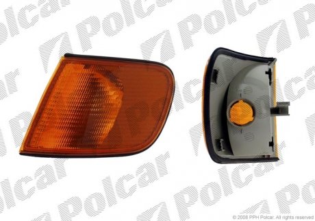 Вказівник повороту передній AUDI 100, 90- (4A0953050, 4AO941030M) Polcar 1316200E