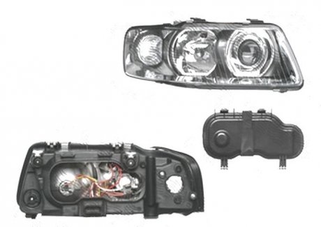 Фото автозапчастини фара основна AUDI A3 00- (8L0941004K, 8L0941004AF) Polcar 1323104E