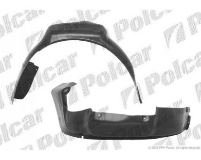 Подкрылок правый AUDI A3 96- (8L0821172B) Polcar 1323FP1