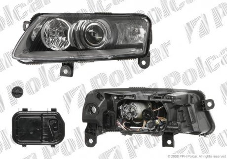 Фара основна A6 SDN/KOMBI 05- (4F0941030E, 4F0941030AK, 4F0941030EA, 4F0941030AE) Polcar 1338101E