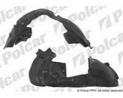 Подкрылок правый A5/S5, 03.07- (8T0 821 172 D) Polcar 1355FP1T