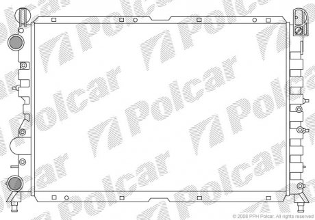 Фото автозапчастини радіатори охолодження Polcar 1402083X