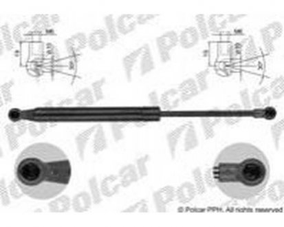 Амортизатор кришки багажника і капота ALFA ROMEO 145, 94- (605677940) Polcar 1402AB