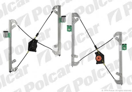 Стеклоподъемник электрический без электромотора 159, '05- (71740175) Polcar 1411PSG1