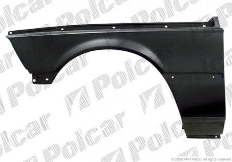 Фото автозапчасти крыло переднее левое BMW 3 E21 77-83 (41351846695) Polcar 200401