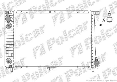 Фото автозапчасти радіатори охолодження Polcar 200508-9