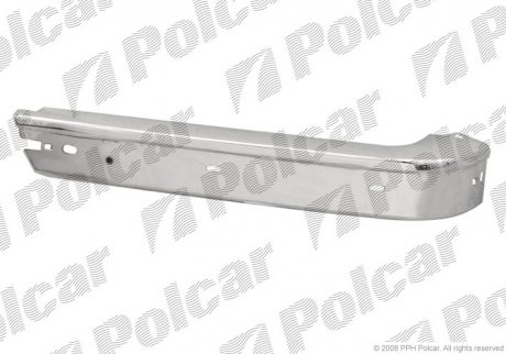 Кут бампера правий BMW E30 9/82-87 (51121922162) Polcar 200598 (фото 1)