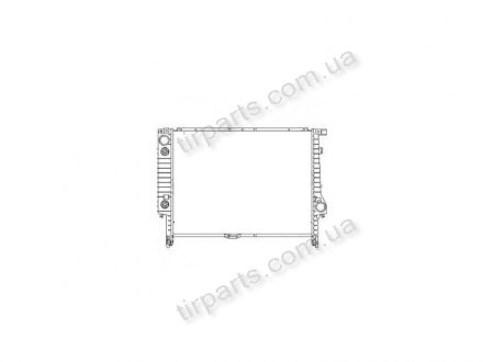 Радіатор охолодження 3 E36 91- (2244074, 2244647) Polcar 200708-4