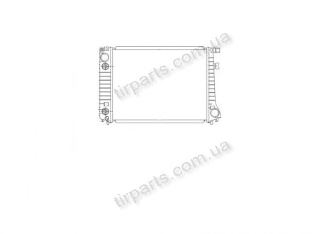 Фото автозапчасти радиатор охлаждения 3 E36 91- (2245510, 2245511) Polcar 200708-6