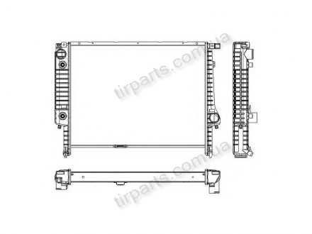 Фото автозапчастини радіатор охолодження 3 E36 91- (2244739) Polcar 200708-9