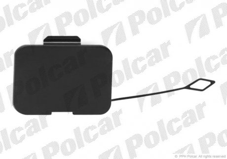 Заглушка гака буксирування BMW3 E46,COU/CAB,99- (51117173750) Polcar 2008079 (фото 1)