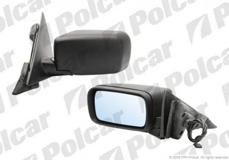 Дзеркало зовнішнє правий BMW3 E46 SDN/KB, 97- (51168245128) Polcar 2008524M