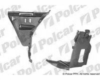 Фото автозапчасти подкрылок правый BMW 3 E46 COMPACT02- Polcar 2008FP13