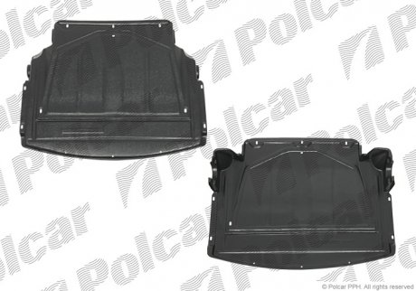 Защита под двигатель BMW 3 E46 01- (51718268344) Polcar 2009346Q