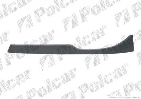 Накладка под фару (ресница) правый BMW3 E46,COU/CAB,03- (51137064328) Polcar 2011062 (фото 1)