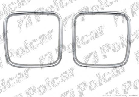 Рама решетки левый BMW 5 E34 88-93 (51131973897) Polcar 2015051 (фото 1)