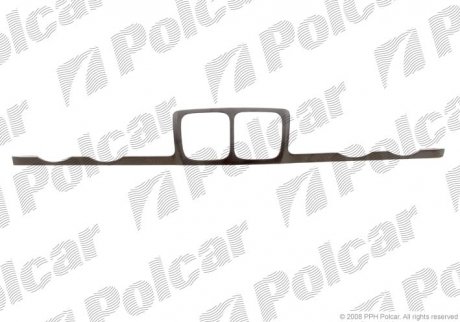 Рама решетки BMW 5 E34 88-93 (51131978880) Polcar 201506 (фото 1)