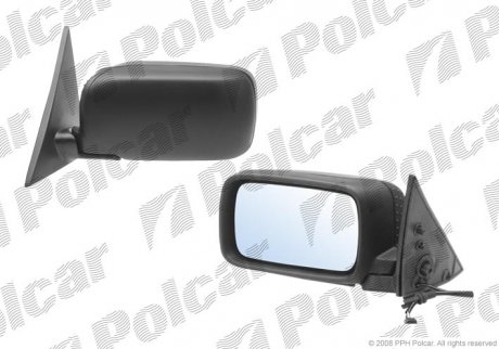 Зеркало наружное левый BMW 5 E34 4D 92-95 (51168119710, 51168137367, 51168119159) Polcar 2015514M