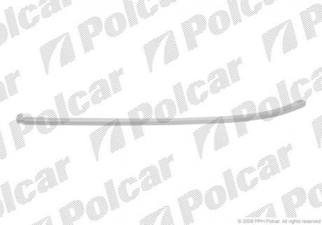 Накладка под фару (ресница) левый BMW 5 E39 96- (51138168809) Polcar 2016061
