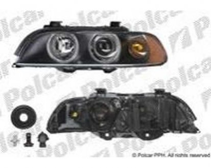 Фото автозапчасти фара основная BMW 5 E39, 96- (6 912 430, 63 12 6 912 430, 6912430, 63126912430) Polcar 2016106H