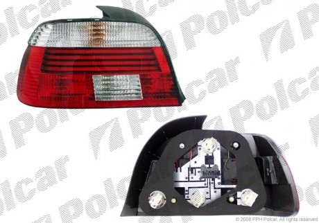 Фото автозапчасти фонарь задний BMW 5 E39, 96- (63216900528, 6902528, 63216902528) Polcar 2016883E