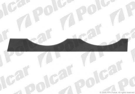 Накладка под фару (ресница) правый BMW 7 E38, 99- (51138236892) Polcar 2022062 (фото 1)