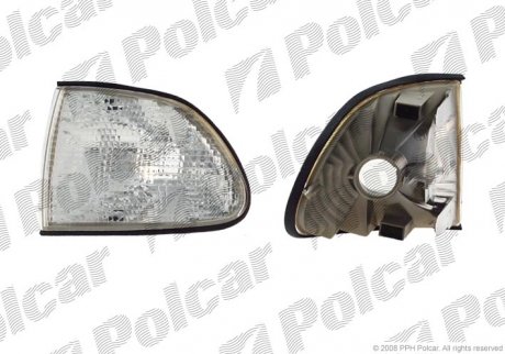 Указатель поворота передний BMW 7 E38, 94- (9402990, 82199402990) Polcar 2022201E