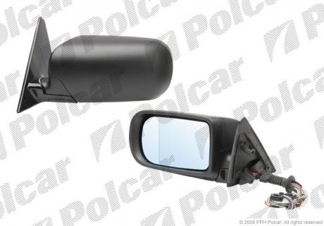 Зеркало наружное левый BMW 7 E38, 98- (51168266449) Polcar 2022518M