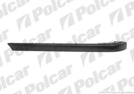 Накладка бампера лівий BMW 7 E38, 94- (51128125411) Polcar 20229611 (фото 1)