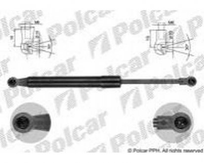 Амортизатор кришки багажника і капота Z4 (E89), 05.09- (51247191255) Polcar 2036AB