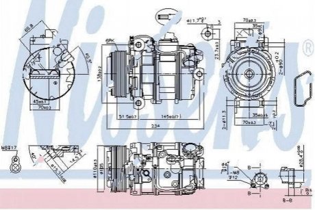 Компрессор кондиционера (новый) Polcar 2040KS-8 (фото 1)