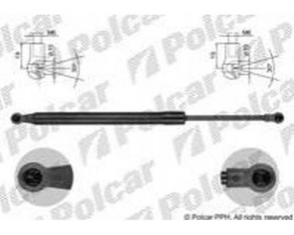 Амортизатор кришки багажника і капота 3 (E92/93) 06-10 (51247129194) Polcar 2041AB