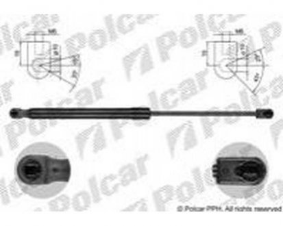 Фото автозапчастини амортизатор кришки багажника і капота X5, 10.06- (51237148346) Polcar 2051AS