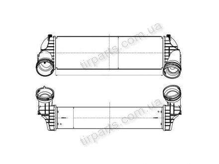 Фото автозапчастини інтеркулер BMW X5 3.0 D 07-13/X6 3.0 D 08- X5 E70, 07- (7809321, 17517533475, 17517809321) Polcar 2053J8-1