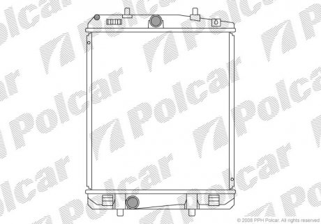 Фото автозапчастини радіатор охолодження Polcar 2301081X