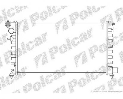 Фото автозапчасти радіатор охолодження Polcar 230608-3