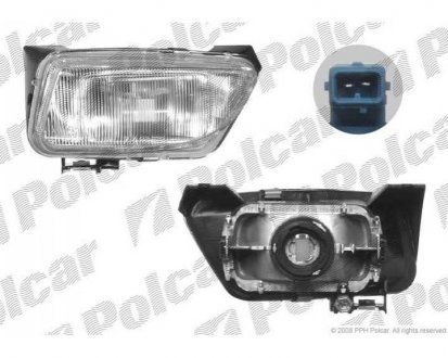 Фото автозапчастини фара передня CITROËN SAXO -09.99 (6205N6) Polcar 230630-E