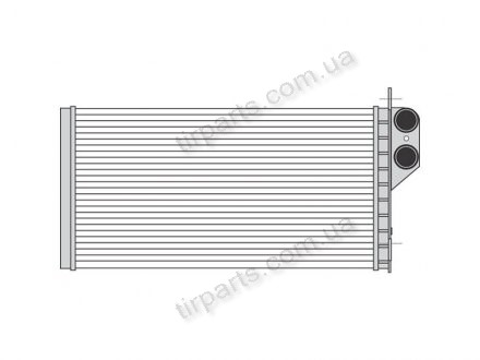 Фото автозапчасти радіатор обігріву Polcar 2308N8-1