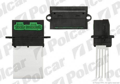Блок управляння опаленнявентиляції (резистор) Citroen C5/Peugeot 607/Renault Scenic Polcar 2315KST-3