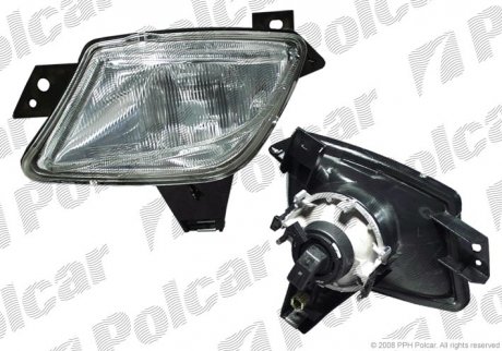 Фара передня CITROËN XSARA 97- (00006205R4, 6205R4) Polcar 232630-E