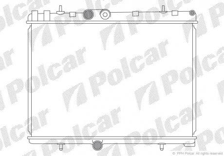 Радіатор охолодження Polcar 232908-1 (фото 1)