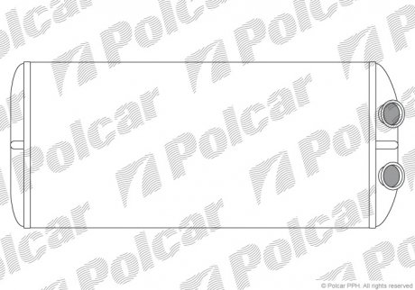 Радіатор обігріву C4 PICASSO (6448S6, 6448Q6) Polcar 2329N8-3 (фото 1)