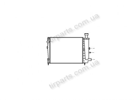 Фото автозапчасти радиатор охлаждения PARTNER 96-02 (133007, 96209813) Polcar 2350081
