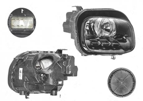 Фото автозапчастини фара основна C3 AIRCROSS, 10.17- (YQ00052680) Polcar 23L310-V