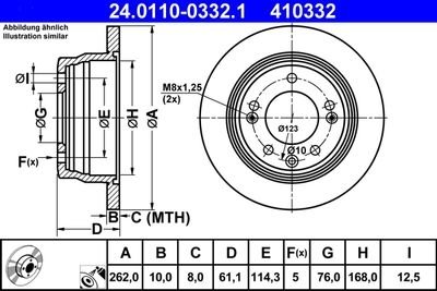 Гальмівні диски Polcar 24.0110-0332.1 (фото 1)
