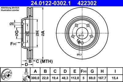 Гальмівні диски Polcar 24.0122-0302.1