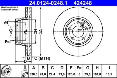 Гальмівні диски Polcar 24.0124-0248.1 (фото 1)